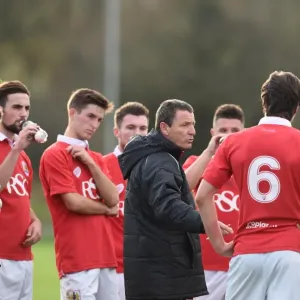 Bristol City U21s: Mark O'Connor Addresses Team During Half-time at Failand Training Ground (Bristol City vs. Millwall U21s, 10/11/2014)