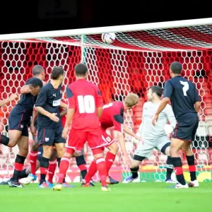 Bristol City U21s: Tom King Scores Dramatic Header Against Brentford U21s, Ashton Gate, 04.09.2012 Bristol City U21s: Tom King Scores Dramatic Header Against Brentford U21s, Ashton Gate, 04.09.2012