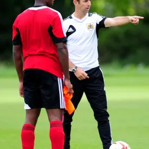 Bristol City Under-21s Coach Alex Russell Training Print