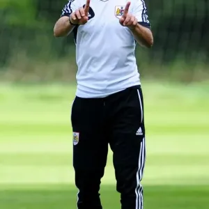 Bristol City Under-21s Coach Alex Russell Print