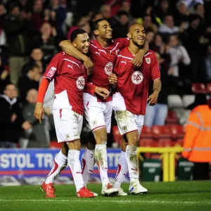 Bristol City v Barnsley Print - Goal Celebrations