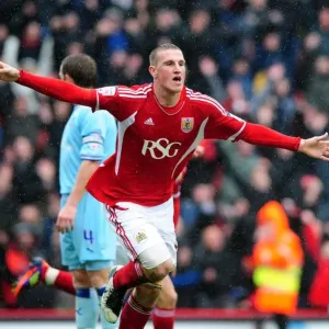 Bristol City v Coventry City Print - 09/04/2012 Football Photo