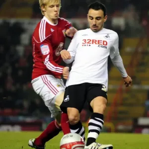 Match de football : Bristol City contre Swansea City, le 10 novembre 2011