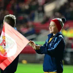 Bristol City vs Brentford: Flag-Bearing Supporters at Ashton Gate, December 13, 2016 (Sky Bet Championship) Bristol City vs Brentford: Flag-Bearing Supporters at Ashton Gate, December 13, 2016 (Sky Bet Championship)