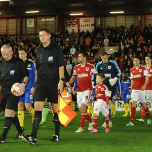 Bristol City vs Brentford: Teams Take the Field at Ashton Gate, Sky Bet League One