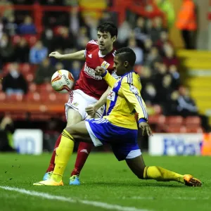 Bristol City vs Brentford: Tense Moment as Moloney and Harris Clash