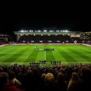 Bristol City vs Brighton & Hove Albion: Remembrance Day Tribute - Minutes Silence for Fallen Soldiers (November 5, 2016) - Sky Bet Championship - Ashton Gate Stadium, Bristol, England