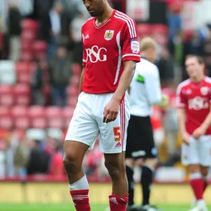 Bristol City vs Brighton: Lewin Nyatanga at Ashton Gate Stadium - Championship Match (September 10, 2011)