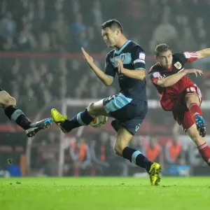 Bristol City vs Burnley Print - Ashton Gate Stadium Action Photo Bristol City vs Burnley Print - Ashton Gate Stadium Action Photo