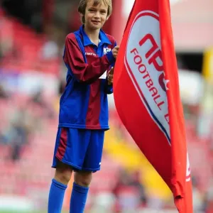 Bristol City vs. Cardiff City: Flag-Bearing Moment at Ashton Gate Stadium, Championship Match, 2012 Bristol City vs. Cardiff City: Flag-Bearing Moment at Ashton Gate Stadium, Championship Match, 2012