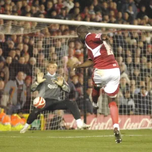 Bristol City vs Cardiff City Football Rivalry: Enoch Showunmi in Action