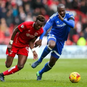 Bristol City vs. Cardiff City Print - Tammy Abraham Confrontation Bristol City vs. Cardiff City Print - Tammy Abraham Confrontation