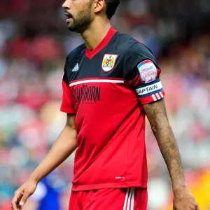 Bristol City vs Cardiff City: Liam Fontaine in Action at Ashton Gate Stadium, Championship Match, 2012 Bristol City vs Cardiff City: Liam Fontaine in Action at Ashton Gate Stadium, Championship Match, 2012