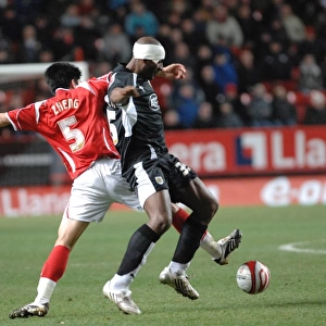 Bristol City vs Charlton Athletic: Dele Adebola in Action
