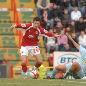 Bristol City vs Colchester United: Ivan Sproule in Action