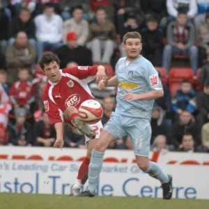 Bristol City vs Colchester United: Ivan Sproule in Action