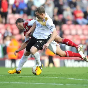 Bristol City vs Colchester United: McLaughlin Fouled by Wilson Bristol City vs Colchester United: McLaughlin Fouled by Wilson