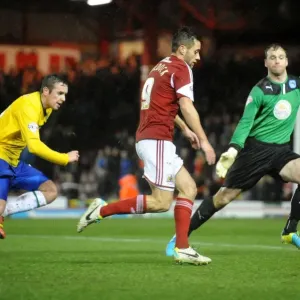 Bristol City vs Coventry City: Sam Baldock vs Joe Murphy Clash at Ashton Gate, Sky Bet League One, 2014