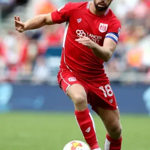 Bristol City vs Derby County: Aaron Wilbraham in Action at Ashton Gate Stadium, 2016
