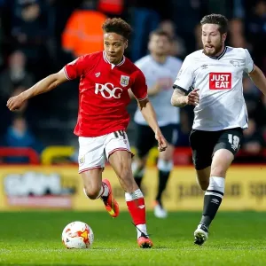 Bristol City vs Derby County: Bobby Reid vs Jacob Butterfield Clash at Ashton Gate, 2016 Sky Bet Championship
