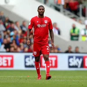 Bristol City vs Derby County: Mark Little in Action at Ashton Gate Stadium, 2016