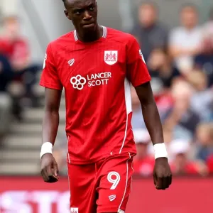Bristol City vs Derby County: Tammy Abraham in Action at Ashton Gate Stadium, 2016