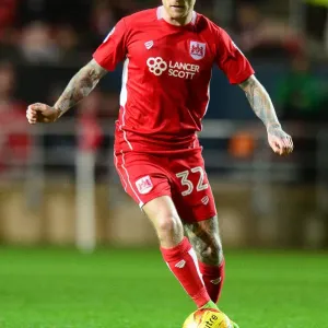 Bristol City vs Fulham: David Cotterill in Action at Ashton Gate, 2017 Bristol City vs Fulham: David Cotterill in Action at Ashton Gate, 2017