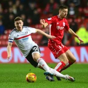 Bristol City vs Fulham: Tom Cairney in Action at Ashton Gate, 2017 Bristol City vs Fulham: Tom Cairney in Action at Ashton Gate, 2017