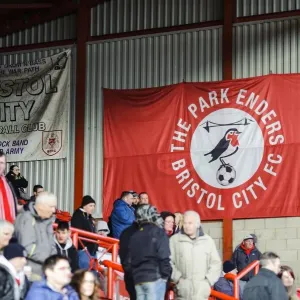 Bristol City vs Gillingham: Attyeo Stand Sign at Ashton Gate, 1st March 2014
