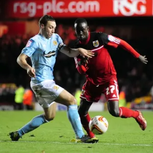 Bristol City vs. Hull City: Albert Adomah vs. James Chester Battle in Championship Match Bristol City vs. Hull City: Albert Adomah vs. James Chester Battle in Championship Match