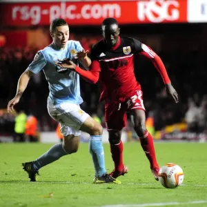 Bristol City vs Hull City: Albert Adomah vs James Chester Battle in Championship Match, October 2012 Bristol City vs Hull City: Albert Adomah vs James Chester Battle in Championship Match, October 2012