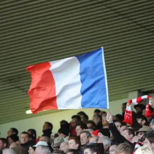 Bristol City vs Hull City: French Flag Waves at Ashton Gate, 2015 Bristol City vs Hull City: French Flag Waves at Ashton Gate, 2015