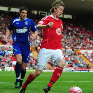Bristol City vs Ipswich Town Print, April 16, 2011