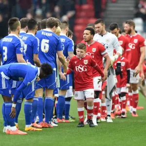 Bristol City vs Ipswich Town: Mascots Exchange Handshakes at Ashton Gate, 2016 Bristol City vs Ipswich Town: Mascots Exchange Handshakes at Ashton Gate, 2016