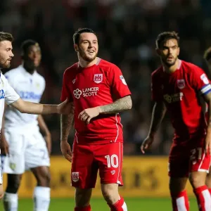 Bristol City vs Leeds United: Lee Tomlin's Intense Stare at Ashton Gate Stadium, September 2016 Bristol City vs Leeds United: Lee Tomlin's Intense Stare at Ashton Gate Stadium, September 2016