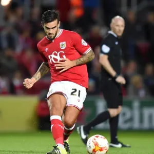 Bristol City vs Leeds United: Marlon Pack in Action at Ashton Gate Stadium, 2015 Bristol City vs Leeds United: Marlon Pack in Action at Ashton Gate Stadium, 2015