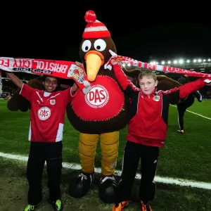 Bristol Stadt gegen Leicester Stadt: Eine Fußball-Rivalität im Ashton-Gate-Stadion, 2012 Bristol Stadt gegen Leicester Stadt: Eine Fußball-Rivalität im Ashton-Gate-Stadion, 2012