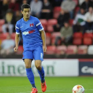 Bristol City vs Leyton Orient: Lloyd James in Action at Ashton Gate (August 19, 2014)
