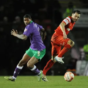 Bristol City vs Leyton Orient: Mark Little and Andrea Dossena Clash in Sky Bet League One Match, 2015 Bristol City vs Leyton Orient: Mark Little and Andrea Dossena Clash in Sky Bet League One Match, 2015