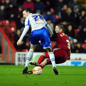 Bristol City vs Millwall Print - Championship Football Action Photo