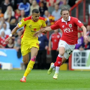 Bristol City vs MK Dons: Luke Ayling vs Dele Alli Battle for the Ball Bristol City vs MK Dons: Luke Ayling vs Dele Alli Battle for the Ball