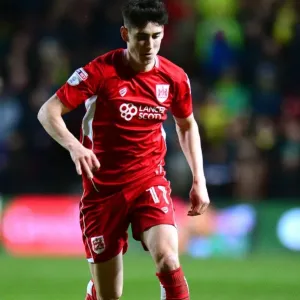 Bristol City vs Norwich City: Callum O'Dowda in Action at Ashton Gate, March 7, 2017 (Sky Bet Championship)