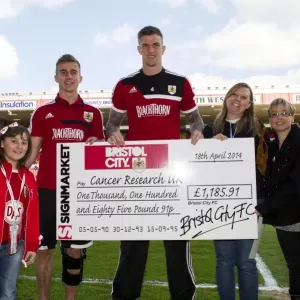Bristol City vs Notts County: A Football Showdown with Cancer Research Representative, 2014 Bristol City vs Notts County: A Football Showdown with Cancer Research Representative, 2014