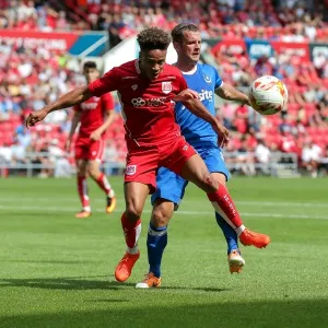 Bristol City vs Portsmouth: Bobby Reid vs Michael Doyle Clash at Ashton Gate Stadium (Pre-Season Friendly)