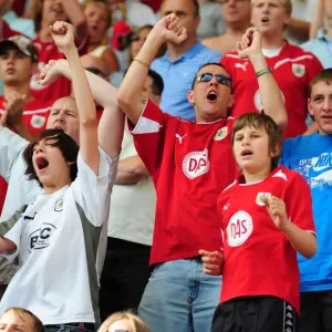 Bristol City vs Preston North End Print (Season 09-10)