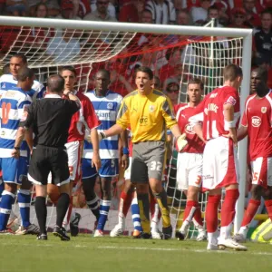 Bristol City vs QPR: Stephen Henderson in Action