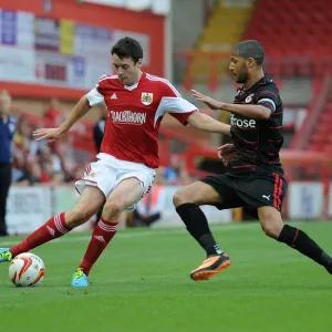 Bristol City vs Reading: Intense Moment Between Maloney and McAnuff