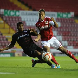 Bristol City vs Reading: Intense Moment as Mariappa Tackles Reid in Penalty Box