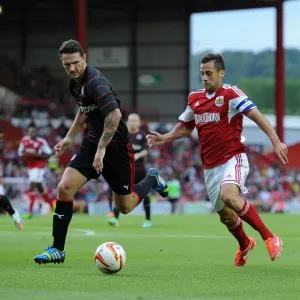Bristol City vs Reading: Intense Moment Between Morrison and Baldock