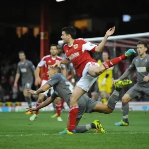 Bristol City vs Rotherham United: Moloney Fouls Tavernier (Sky Bet League One)